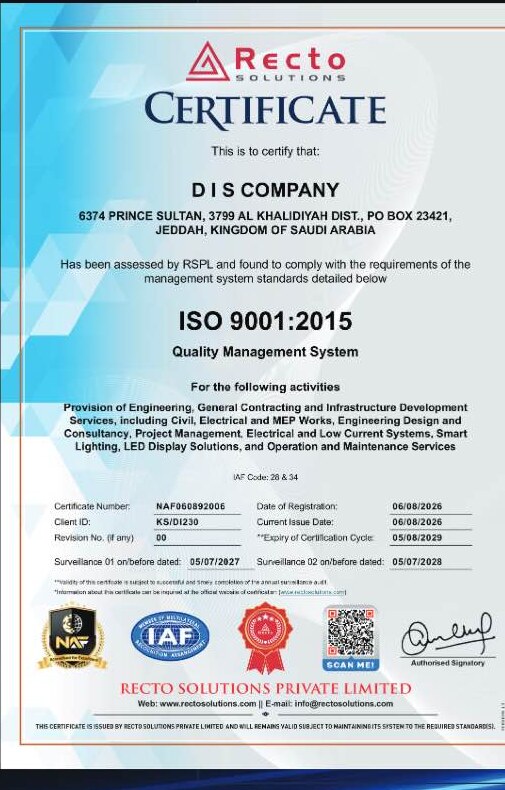 ISO 9001:2015 — Quality Management System