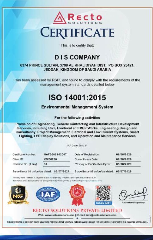 ISO 14001:2015 — Environmental Management System